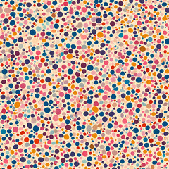Fototapeta premium Colorful abstract dots artwork digital creation graphic design contemporary style aesthetic focus
