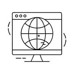 internet icon icon, internet icon vector illustration-simple illustration of internet icon, perfect for internet icon logos and icons