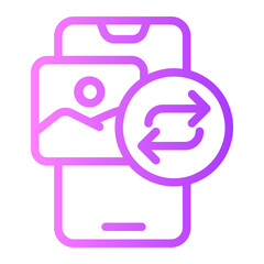 repost gradient icon