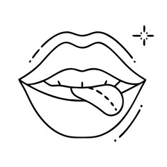 lips icon icon, lips icon vector illustration-simple illustration of lips icon, perfect for lips icon logos and icons