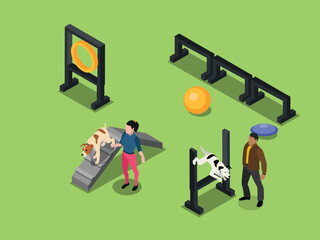 Isometric Dog Agility Training Course