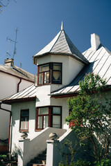 Architecture of Pinsk in spring