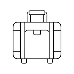 luggage icon, luggage vector illustration-simple illustration of luggage, perfect for luggage logos and icons