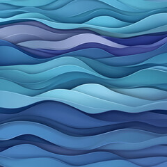 Fototapeta premium Dynamic ocean waves coastal area abstract artwork tranquil environment aerial view fluidity and movement