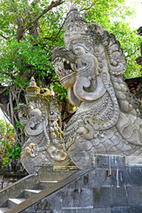 Hindus temple at Petitenget -Seminyak beach, with exotic architecture and style