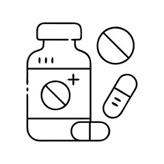 medicine icon icon, medicine icon vector illustration-simple illustration of medicine icon, perfect for medicine icon logos and icons