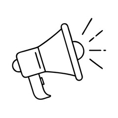megaphone flat icon icon, megaphone flat icon vector illustration-simple illustration of megaphone flat icon, perfect for megaphone flat icon logos and icons