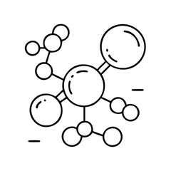 molecules icon icon, molecules icon vector illustration-simple illustration of molecules icon, perfect for molecules icon logos and icons