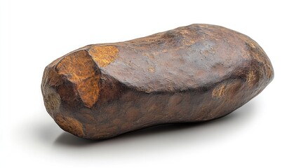 Rough, brown, oblong object