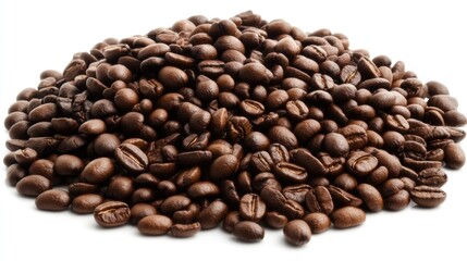 Fototapeta premium Aromatic Coffee Beans Rich Roast with Studio Shot.
