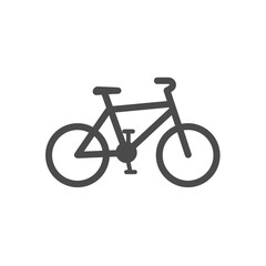 A Simple Bicycle Icon: A minimalist, sleek illustration of a bicycle against a backdrop. Capturing the essence of simplicity, practicality, and environmental consciousness.