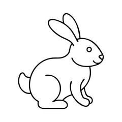 rabbit icon, rabbit vector illustration-simple illustration of rabbit, perfect for rabbit logos and icons
