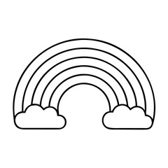 rainbow icon, rainbow vector illustration-simple illustration of rainbow, perfect for rainbow logos and icons