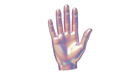 Fototapeta premium Isolated Holographic Hand Gesture