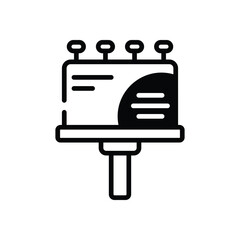 Billboard Icon vector stock illustration