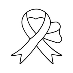 ribbon icon, ribbon vector illustration-simple illustration of ribbon, perfect for ribbon logos and icons