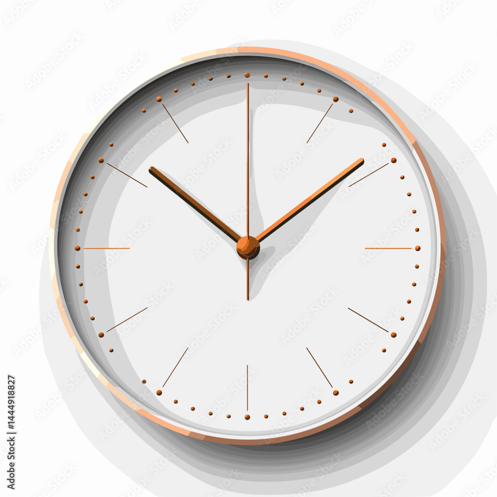 Poster alarm clock icon. flat illustration of alarm clock vector icon for web design