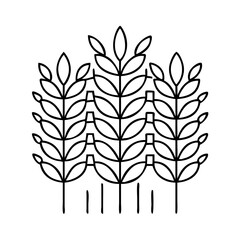 rye icon icon, rye icon vector illustration-simple illustration of rye icon, perfect for rye icon logos and icons