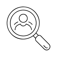 search icon icon, search icon vector illustration-simple illustration of search icon, perfect for search icon logos and icons