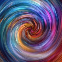 Vibrant Colorful Swirl Background With Blue, Purple, Pink, Orange, and Red Gradient