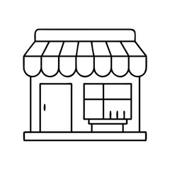shopfront icon icon, shopfront icon vector illustration-simple illustration of shopfront icon, perfect for shopfront icon logos and icons