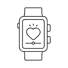 smartwatch icon, smartwatch vector illustration-simple illustration of smartwatch, perfect for smartwatch logos and icons