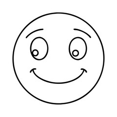 smiling ball icon, smiling ball vector illustration-simple illustration of smiling ball, perfect for smiling ball logos and icons