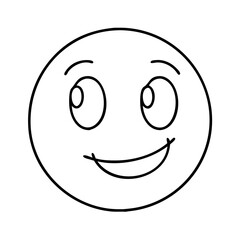 smiling ball icon, smiling ball vector illustration-simple illustration of smiling ball, perfect for smiling ball logos and icons