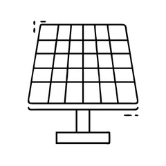 solar panel icon, solar panel vector illustration-simple illustration of solar panel, perfect for solar panel logos and icons
