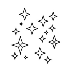 sparkle lights stars icon icon, sparkle lights stars icon vector illustration-simple illustration of sparkle lights stars icon, perfect for sparkle lights stars icon logos and icons