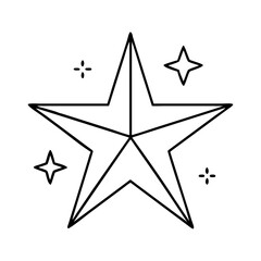 sparkle star icon, sparkle star vector illustration-simple illustration of sparkle star, perfect for sparkle star logos and icons