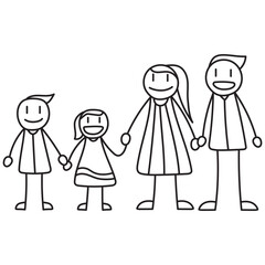 Stick Figure Family