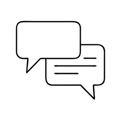 speech bubble icon icon, speech bubble icon vector illustration-simple illustration of speech bubble icon, perfect for speech bubble icon logos and icons