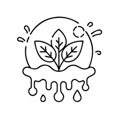 splash eco icon icon, splash eco icon vector illustration-simple illustration of splash eco icon, perfect for splash eco icon logos and icons