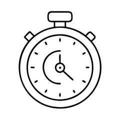 stopwatch icon, stopwatch vector illustration-simple illustration of stopwatch, perfect for stopwatch logos and icons
