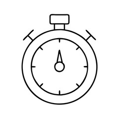 stopwatch icon, stopwatch vector illustration-simple illustration of stopwatch, perfect for stopwatch logos and icons