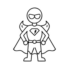 super hero icon icon, super hero icon vector illustration-simple illustration of super hero icon, perfect for super hero icon logos and icons