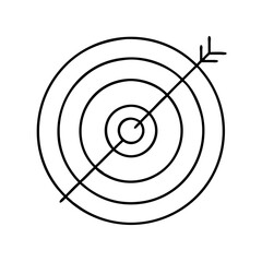 target bullseye icon icon, target bullseye icon vector illustration-simple illustration of target bullseye icon, perfect for target bullseye icon logos and icons