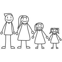 Stick Figure Family