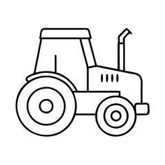 tractor icon, tractor vector illustration-simple illustration of tractor, perfect for tractor logos and icons