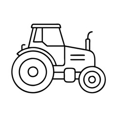 tractor icon, tractor vector illustration-simple illustration of tractor, perfect for tractor logos and icons