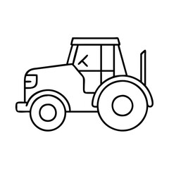 tractor icon, tractor vector illustration-simple illustration of tractor, perfect for tractor logos and icons
