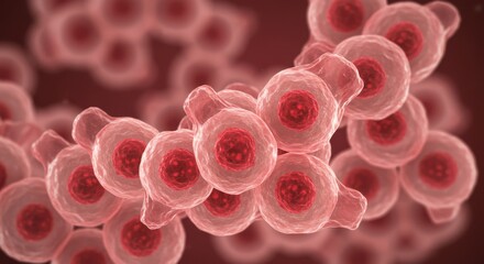 Microscopic view of cells