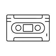 vhs icon icon, vhs icon vector illustration-simple illustration of vhs icon, perfect for vhs icon logos and icons