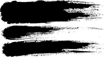 Set of vector paint brush stroke, ink splatter and artistic design elements. Dirty watercolor texture, box, frame, grunge background, splash or creative shape for social media. Abstract drawing