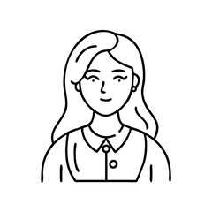 woman icon icon, woman icon vector illustration-simple illustration of woman icon, perfect for woman icon logos and icons