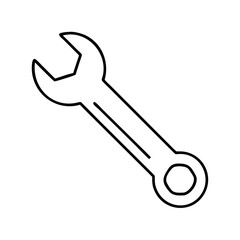 wrench icon, wrench vector illustration-simple illustration of wrench, perfect for wrench logos and icons