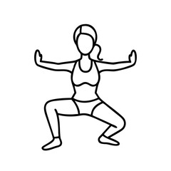 yoga icon icon, yoga icon vector illustration-simple illustration of yoga icon, perfect for yoga icon logos and icons
