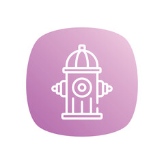 Hydrant  Icon vector stock illustration
