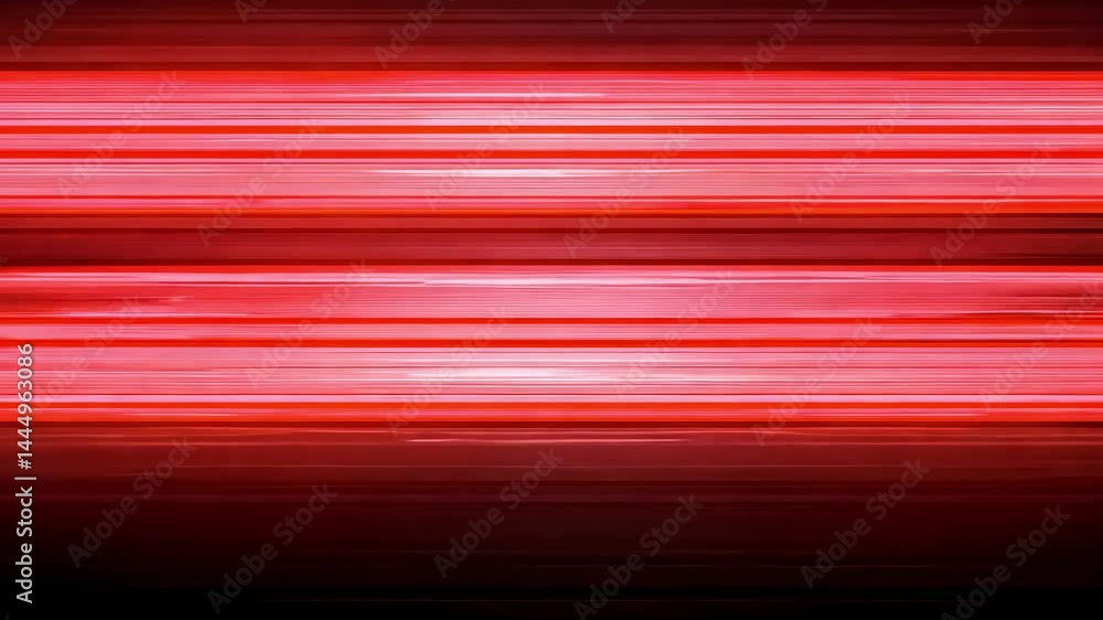 Poster fast moving red horizontal lines